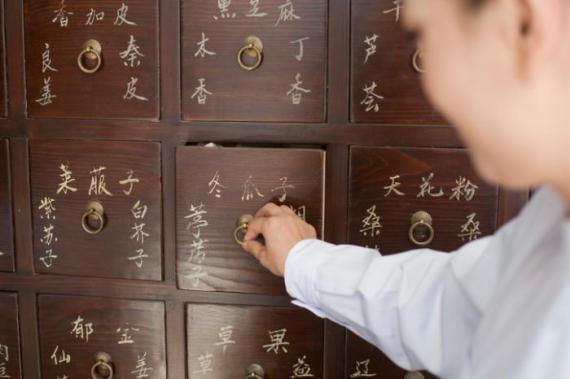 Chinese medicine draws