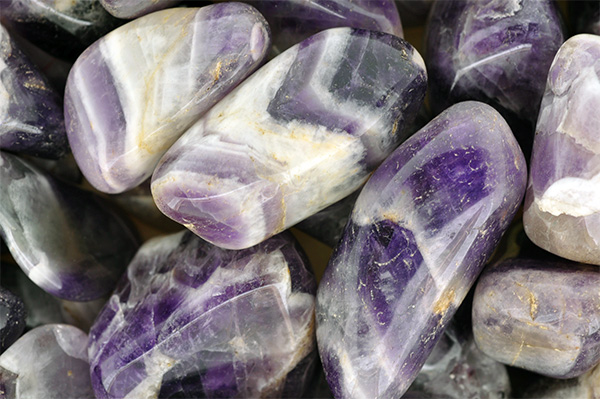 Chevron Amethyst Crystals