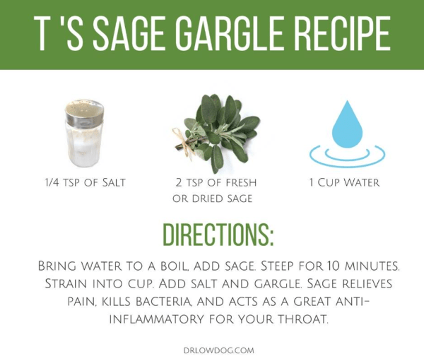 sage gargle