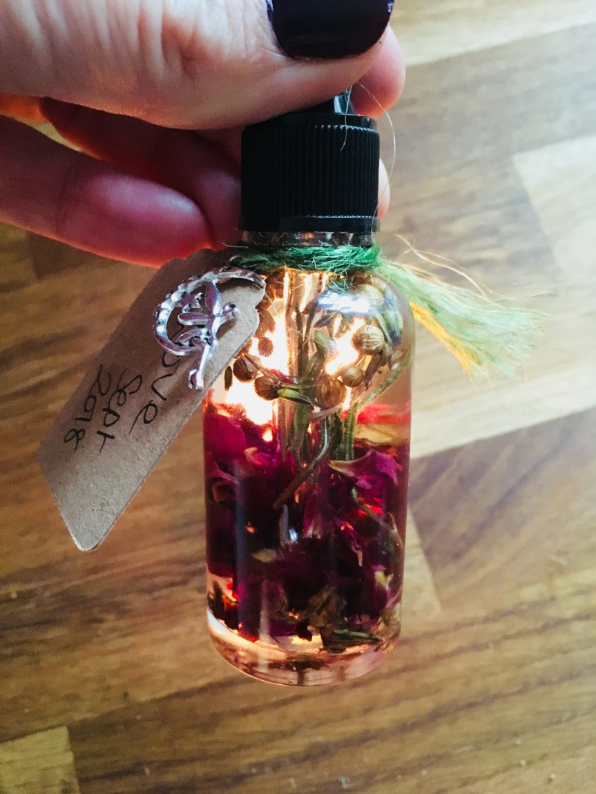 Home Brewed ‘Love Oil’ for&nbsp;Valentines