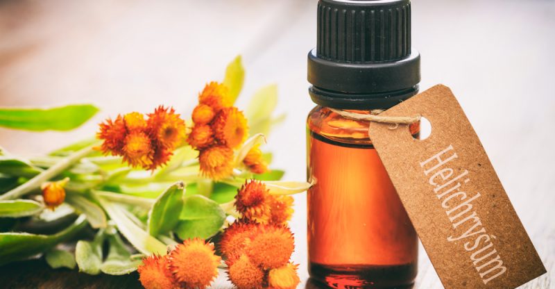 Aromatherapy with Peppermint, Basil, and Helichrysum Essential Oils for Mental Exhaustion and Burnout&nbsp;Relief