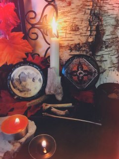 Full Blood Moon in Aries Spell to Summon the Spirit of your loved ones and ancestors for Samhain