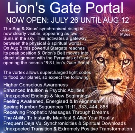 Lions Gate Portal | Spirit de la Lune