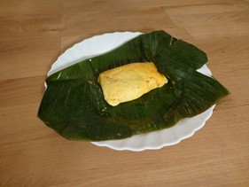 pastelles on leaf